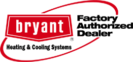 The Bryant Heating & Cooling Systems Factory Authorized Dealer Brand Logo | White Sands Cooling and Heating