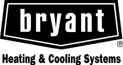 The Bryant Heating & Cooling Systems Brand Logo in White & Black Banner Logo| White Sands Cooling and Heating