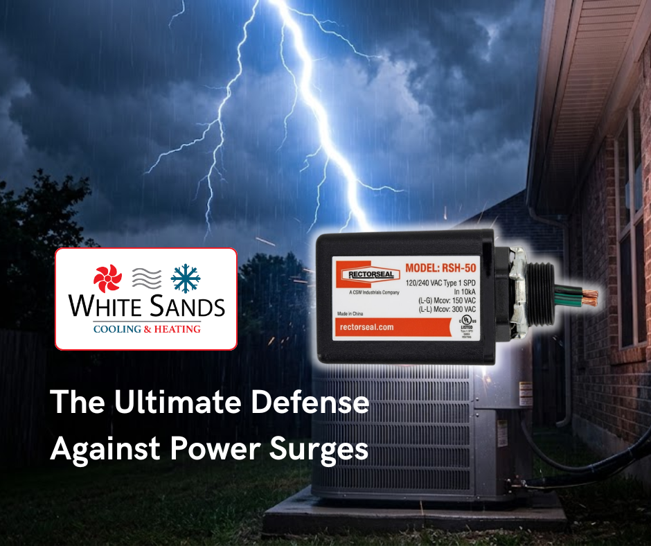 Installing AC Surge Protection in Pensacola Florida by White Sands.