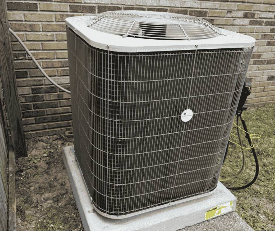 AC-Replacement-Rental-Properties | White Sands Cooling and Heating Affordable AC replacement system installed outside a Pensacola home.